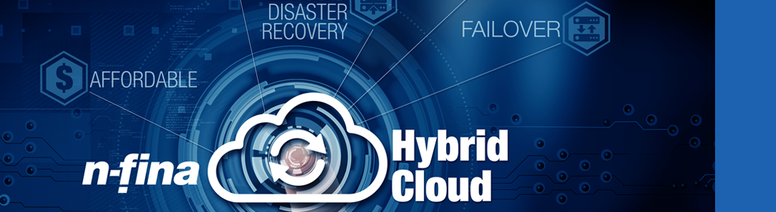 Nfina's Hybrid Cloud Graphic
